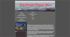 Desktop Screenshot of pinonridgemill.com